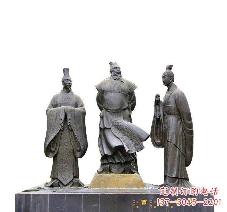 常州曹操曹丕曹植铜雕