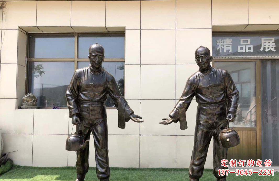 常州店小二雕塑——记茶馆民俗
