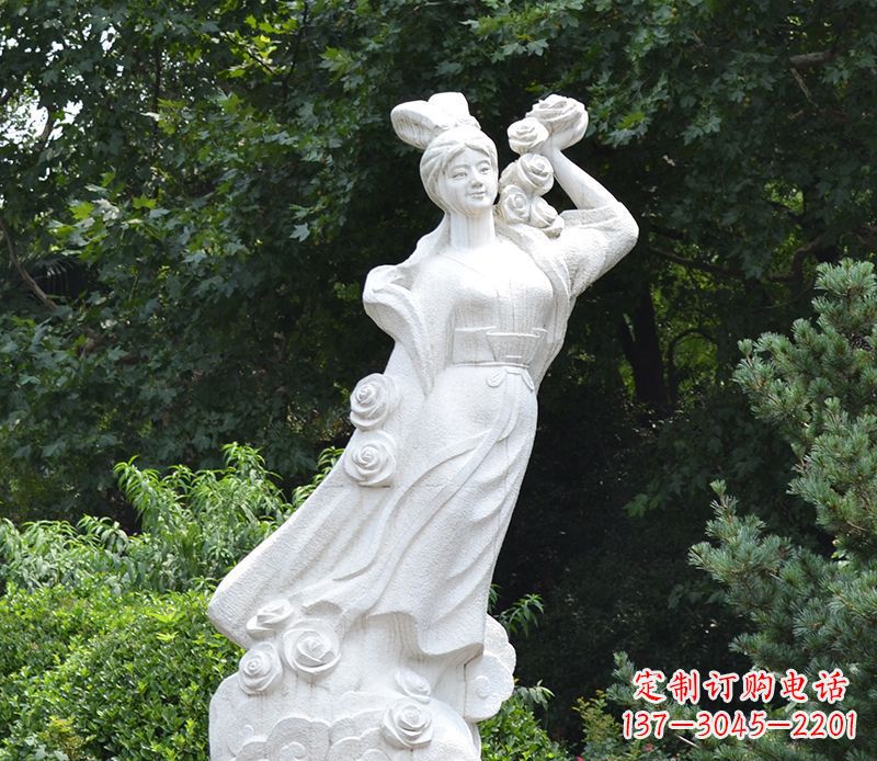 常州嫦娥奔月石雕绝美之作