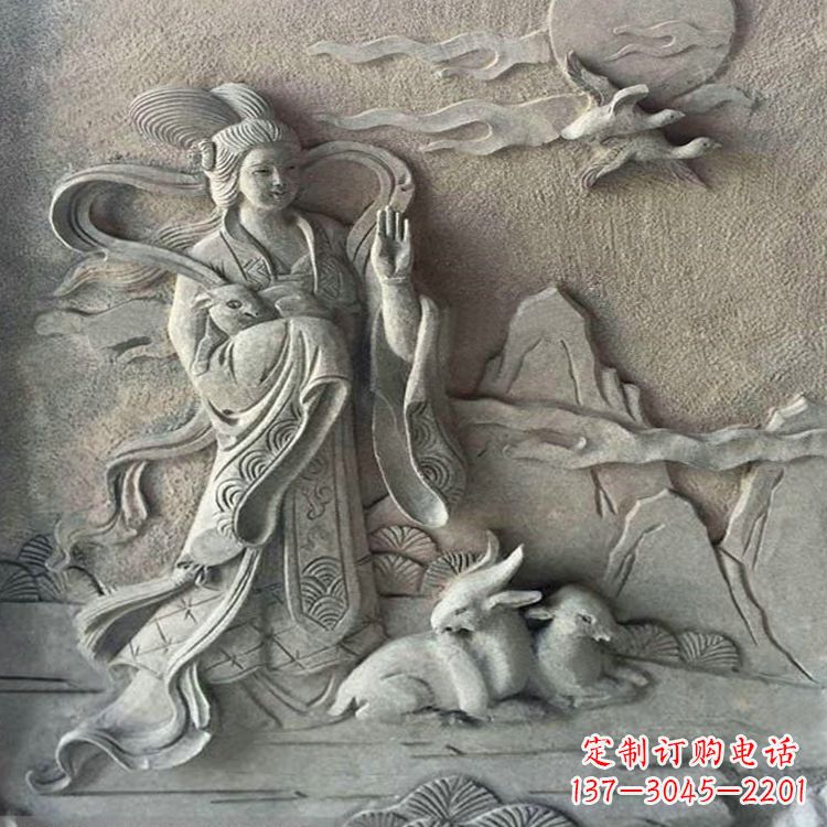 常州月神太阴星君嫦娥雕塑