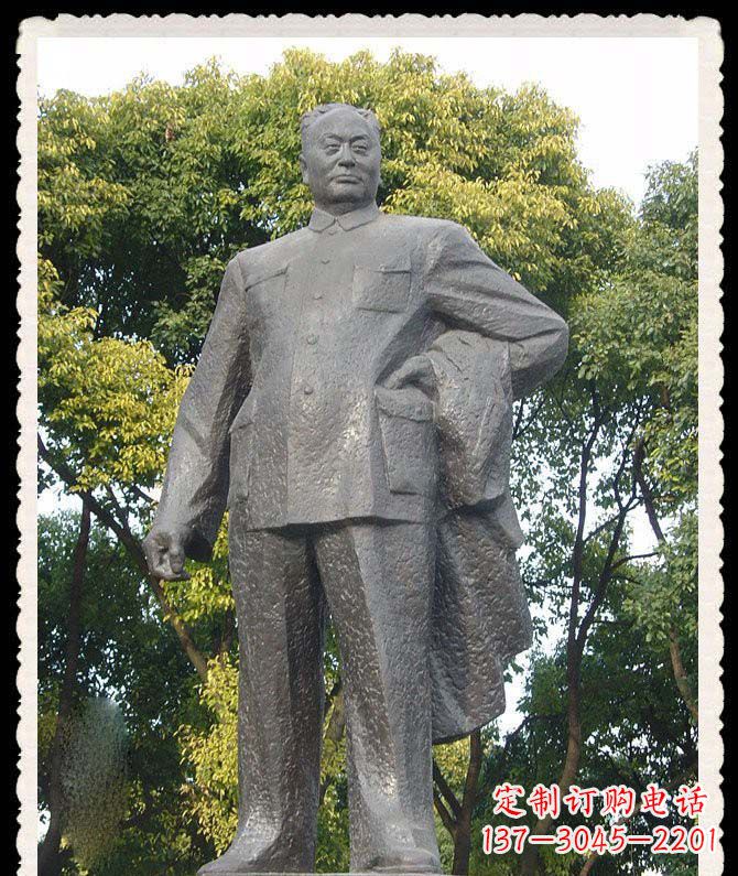 常州陈毅将军铜雕