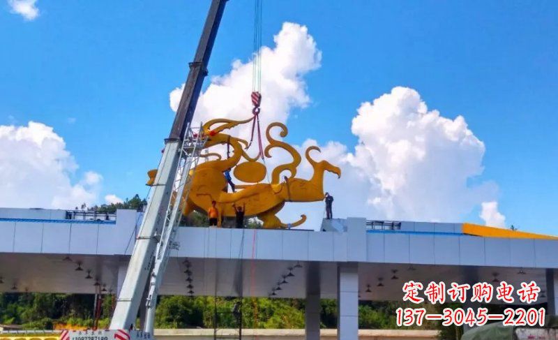 常州精美不锈钢龙雕塑,点缀城市之美
