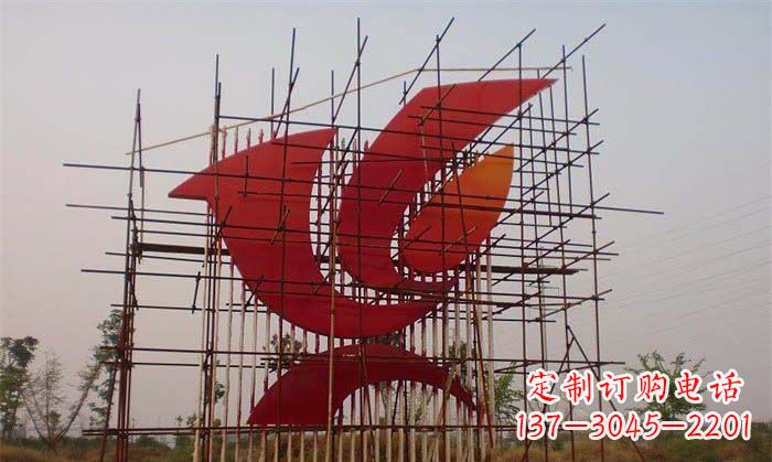 常州城市和平鸽雕塑传递和平信息