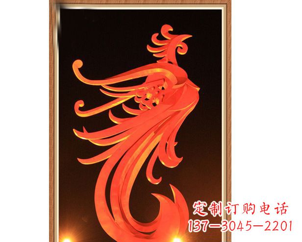 常州不锈钢凤凰雕塑美丽与传统的完美结合