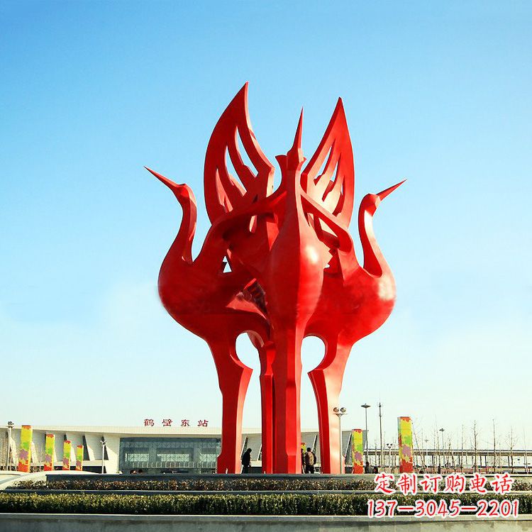 常州“仙鹤之歌仙鹤雕塑的精彩瞬间”