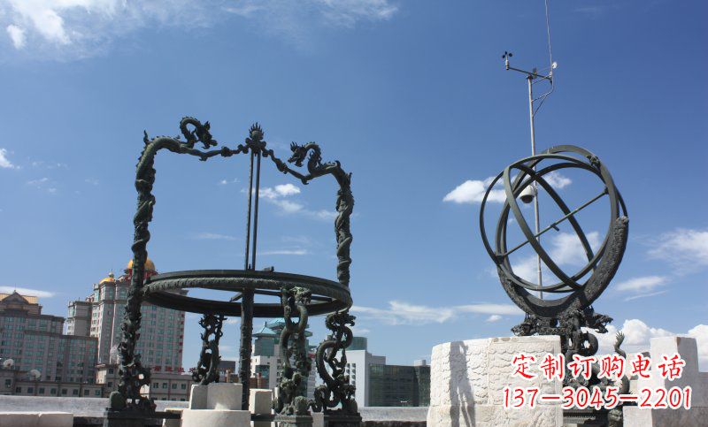 常州浑天仪雕塑,见证着城市的历史