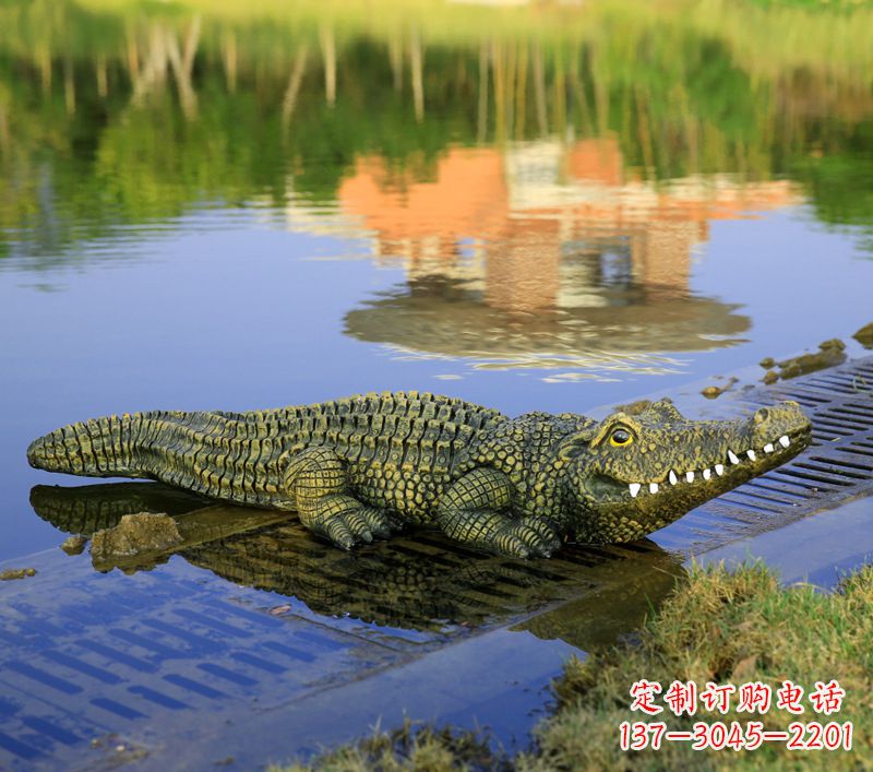 常州玻璃钢水池雕塑——池塘水景的精美装饰
