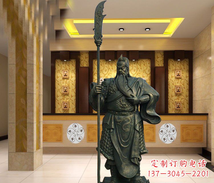 常州关公雕塑——传承弘扬中华文化
