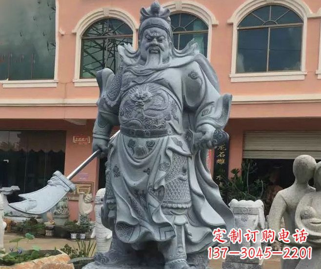 常州神秘的关公石雕