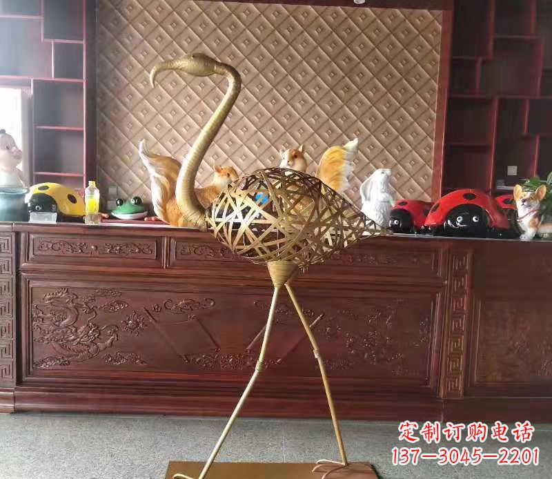 常州火烈鸟雕塑精美绝伦