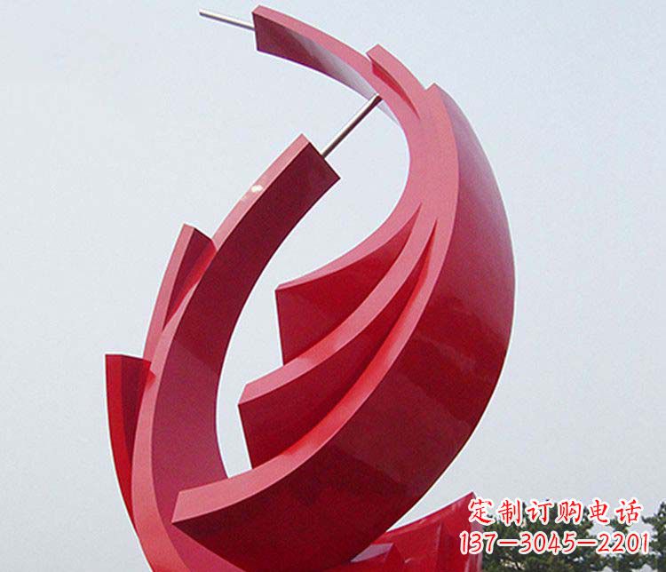 常州抽象帆船不锈钢雕塑