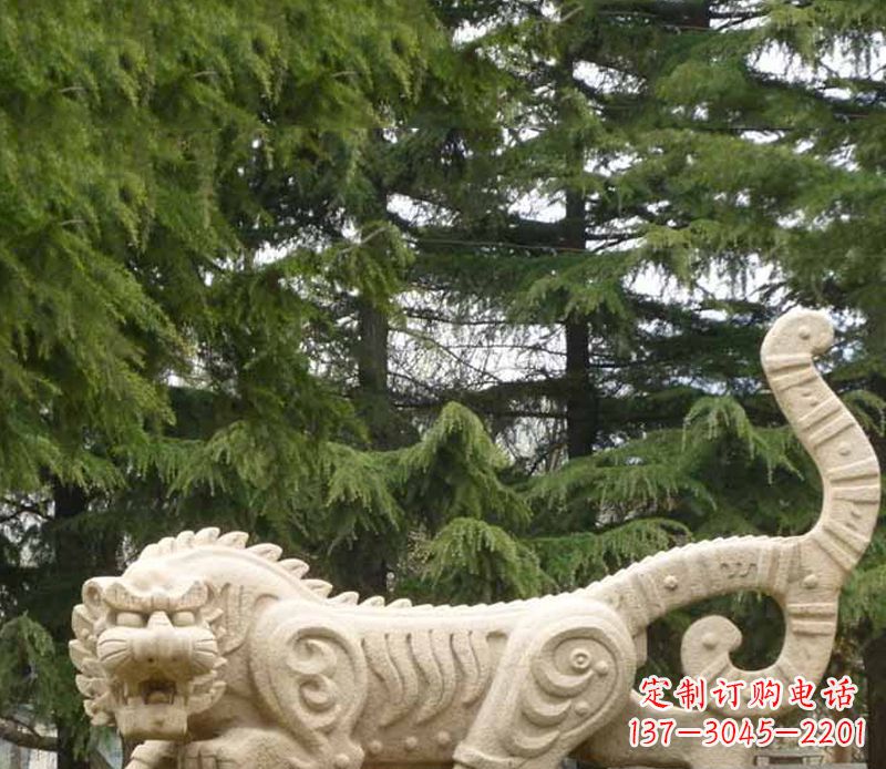 常州抽象老虎石雕