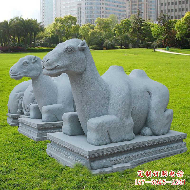 常州美丽的抽象骆驼石雕