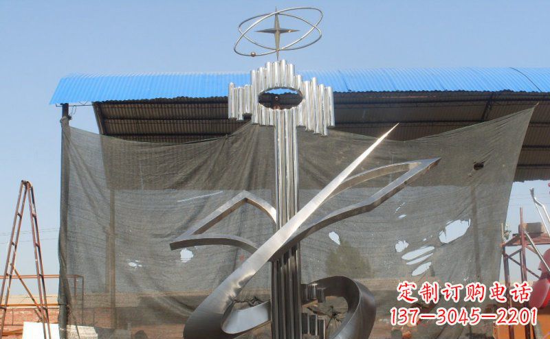常州引领校园文化的钥匙雕塑
