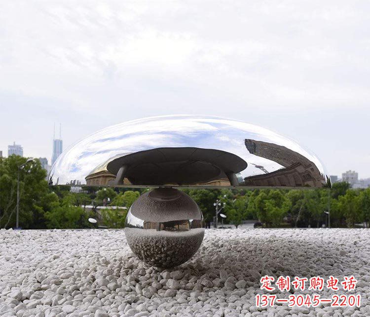 常州蘑菇的梦想——不锈钢雕塑