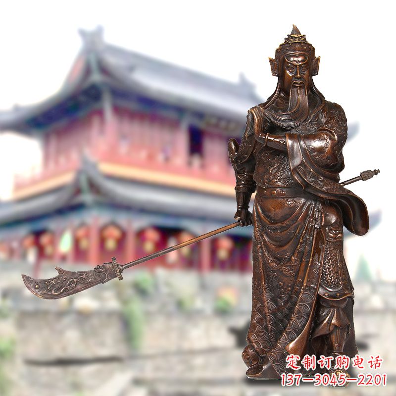 常州关公铜像千秋英雄的传奇