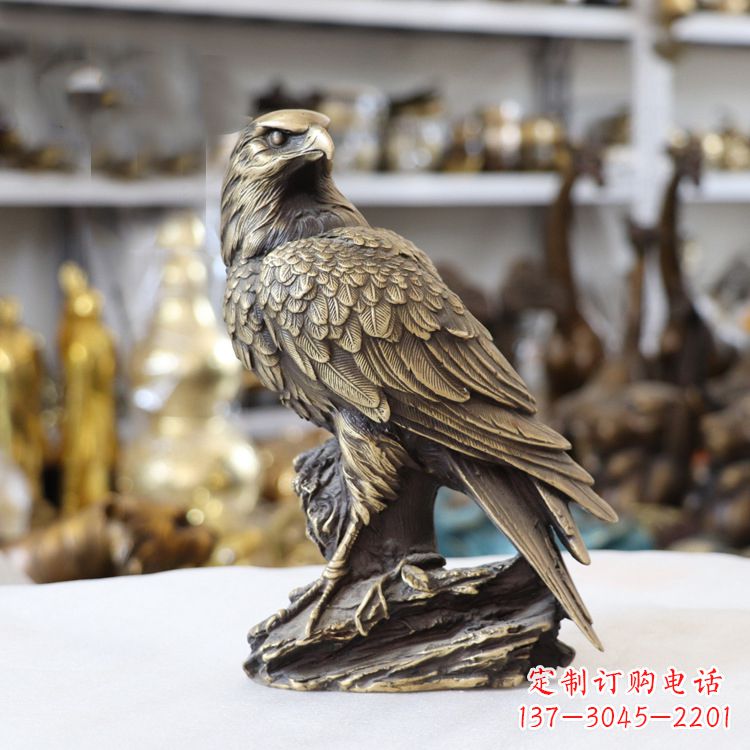 常州纯铜老鹰雕塑