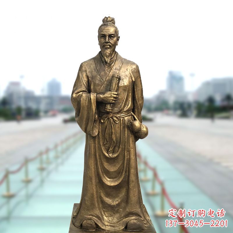 常州铜雕艺术张仲景的精神实践