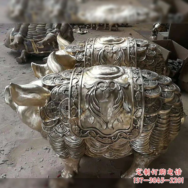 常州纯铜铸造的招财生肖动物风水雕塑