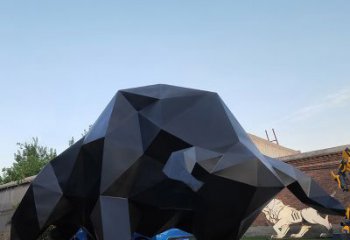常州华尔街牛大型玻璃钢动物雕塑