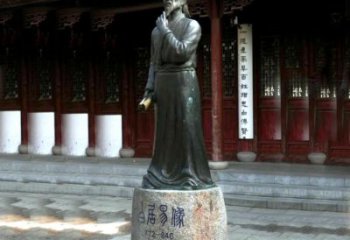常州白居易铜雕像向著名诗人致敬
