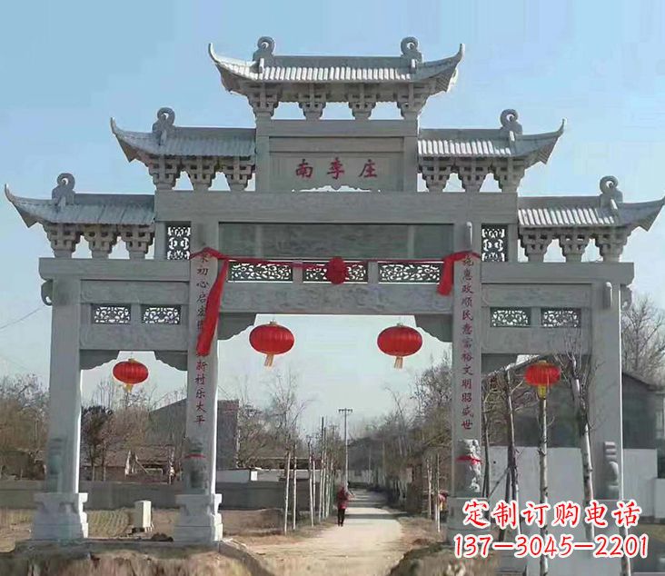常州祠堂石牌坊雕塑艺术精粹