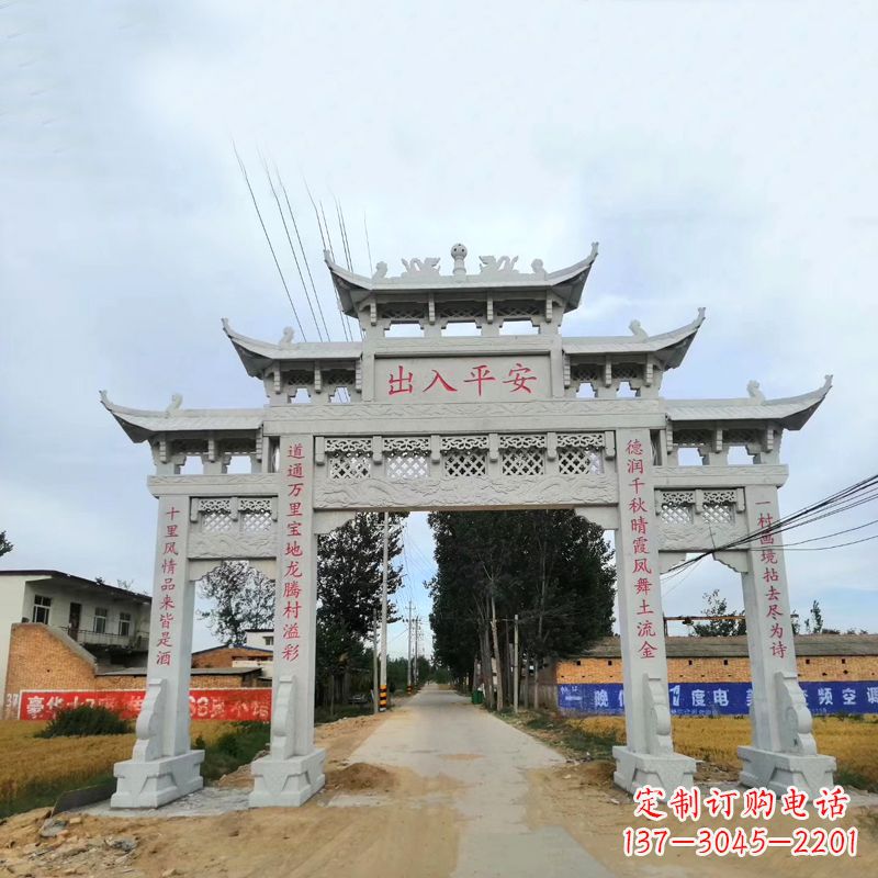 常州石雕牌楼传承民间文化的艺术珍品