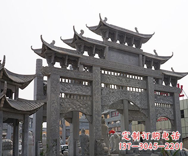 常州牌坊石雕传承传统文化的艺术精品