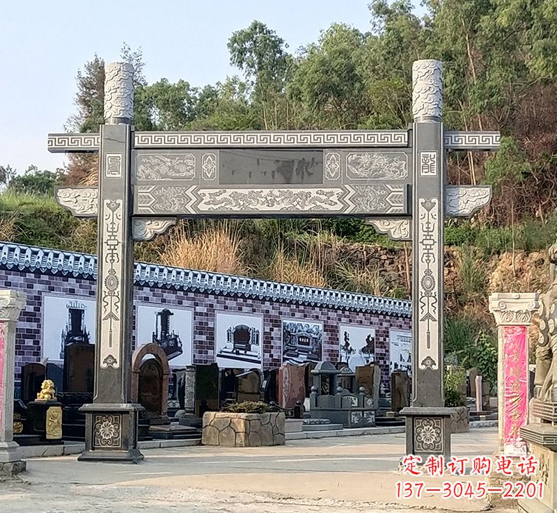 常州村庄石雕牌坊