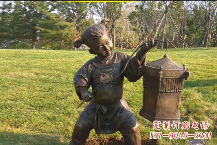 常州灯笼雕塑点亮公园的精彩