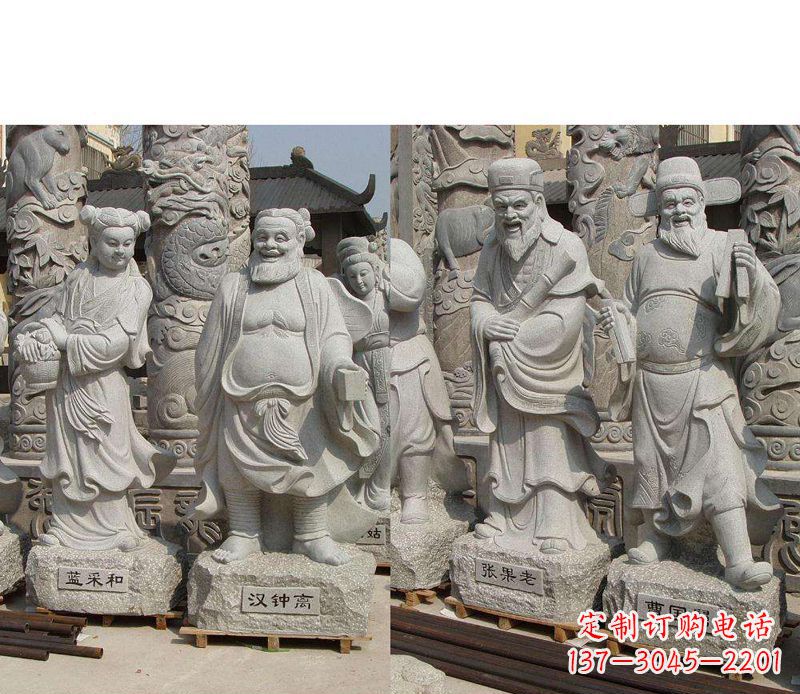 常州大理石八仙雕塑神秘的艺术之美