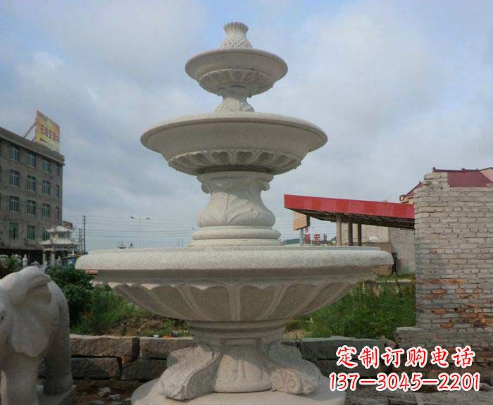 常州喷泉雕塑灵动精致的大理石美