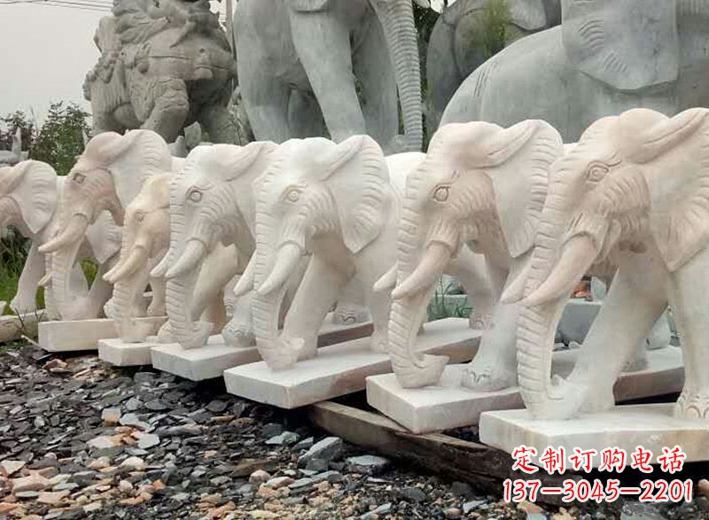 常州大理石雕的大象