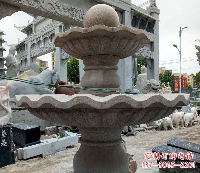 常州大理石多层喷泉石雕
