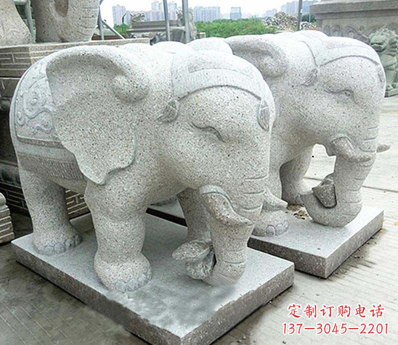 常州大理石仿古招财大象