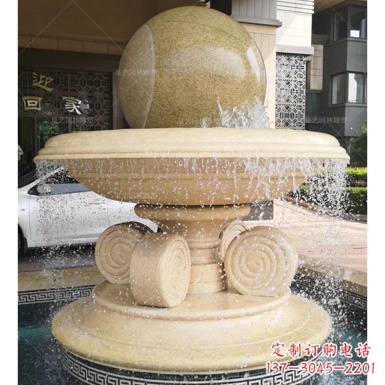 常州大理石风水球雕塑传承古老文化的象征