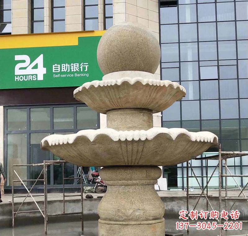 常州大理石风水球喷泉雕塑——振奋人心的艺术杰作