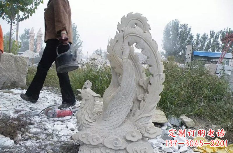 常州凤凰雕塑传承瑰丽的古老文化