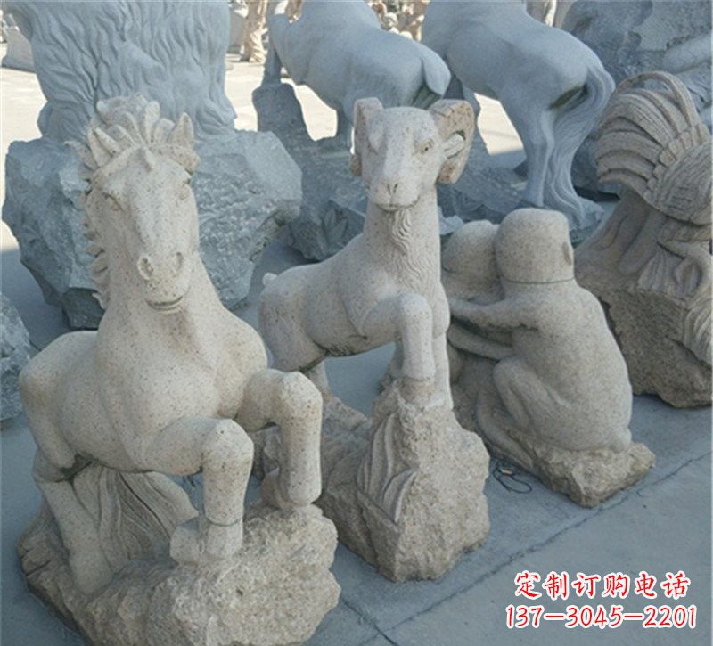 常州大理石公园动物雕塑