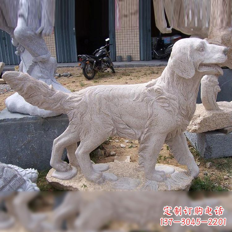 常州大理石狗雕塑