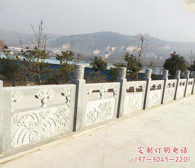 常州大理石护城河栏板石雕