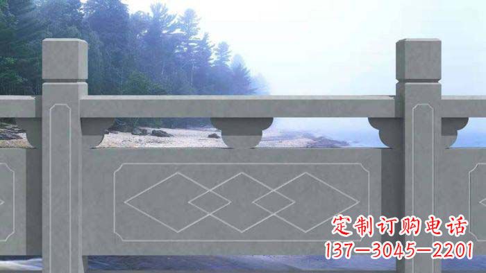 常州大理石护城河栏板石雕 (2)