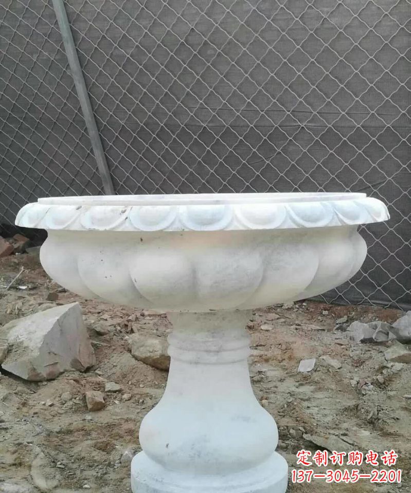 常州大理石花盆雕塑 1