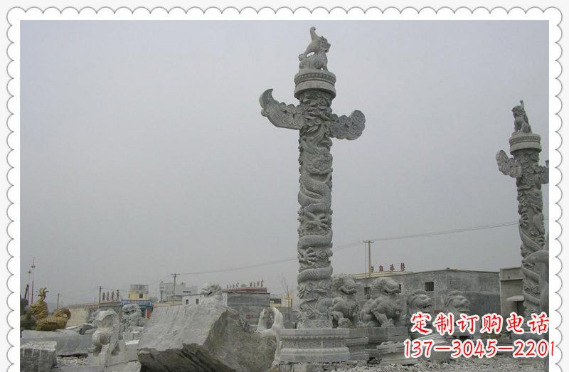常州精致雕刻,大理石华表雕塑