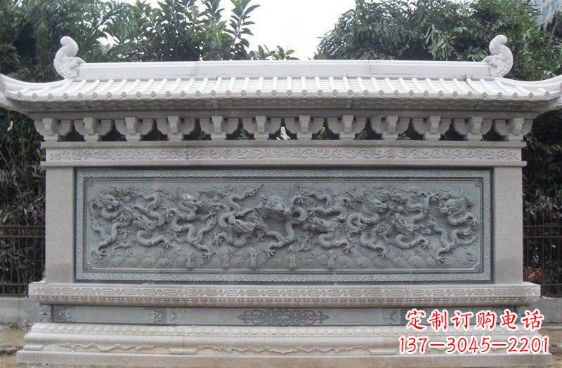 常州大理石九龙壁雕塑