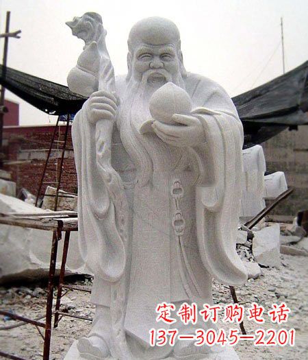 常州大理石寿星雕塑