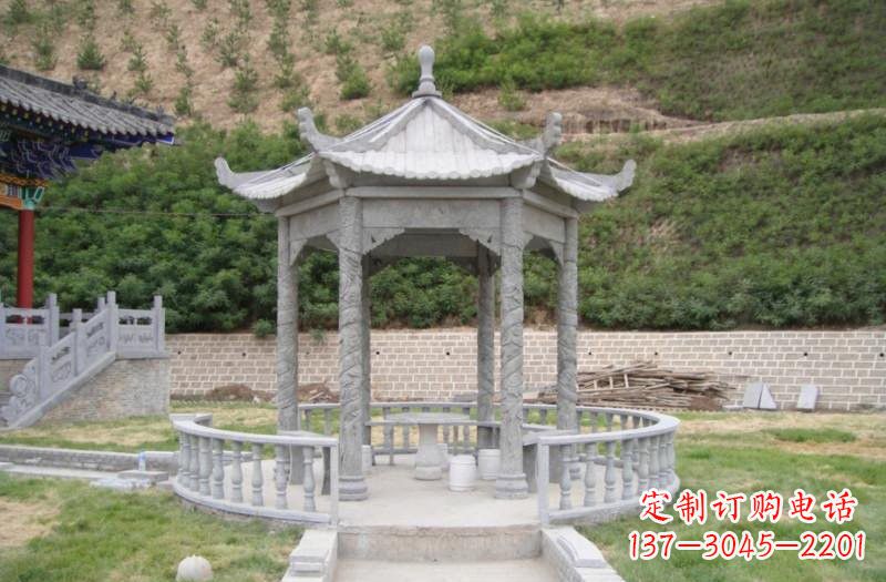 常州大理石凉亭雕塑 (2)