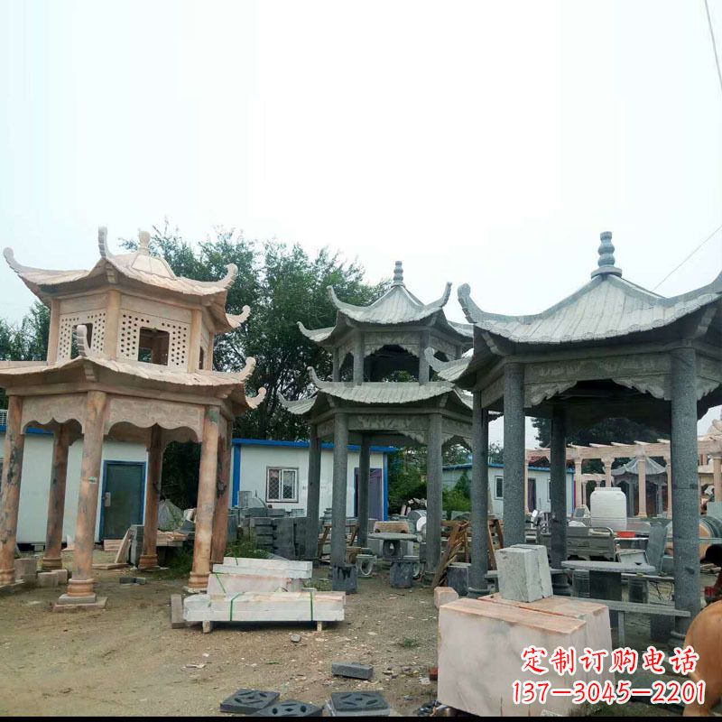 常州大理石凉亭雕塑