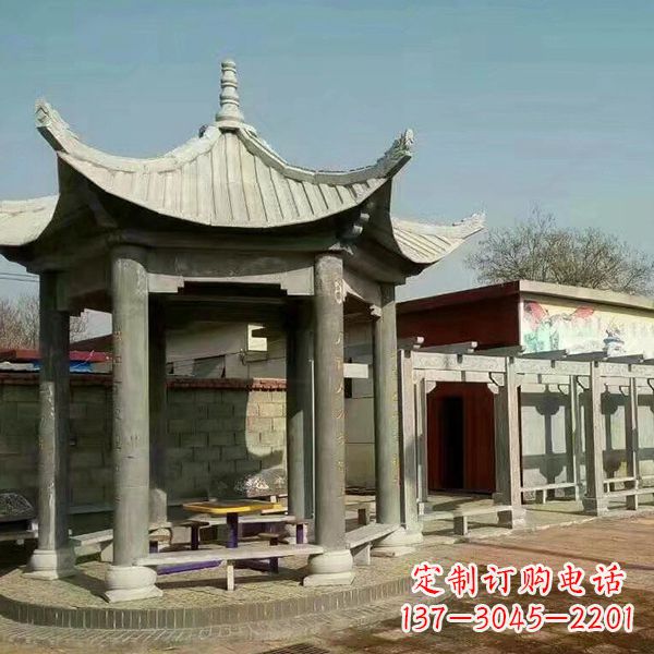 常州大理石凉亭庭院亭子