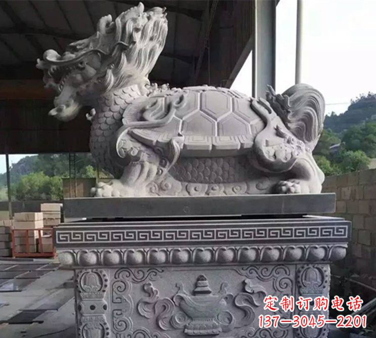 常州大理石龙龟石雕